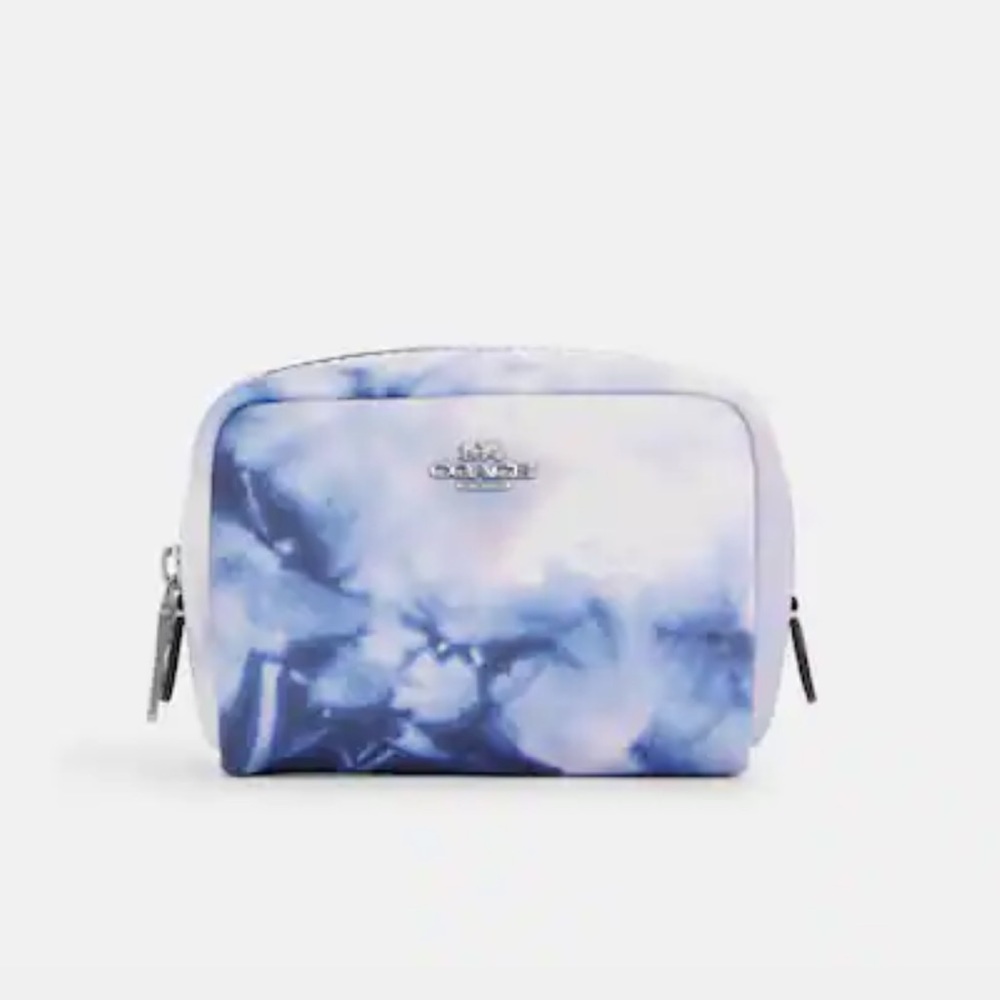Coach Mini Boxy Cosmetic Case With Tie Dye Print**Sold out,no longer available *